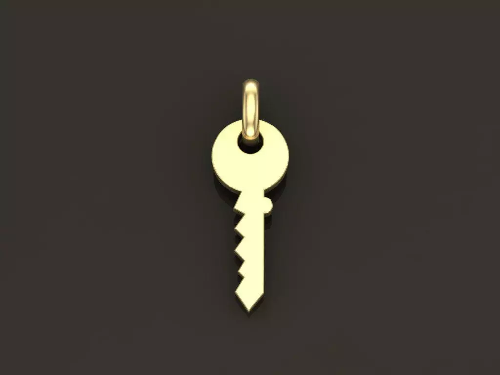 Key Pendant Style 1 3D print model_0