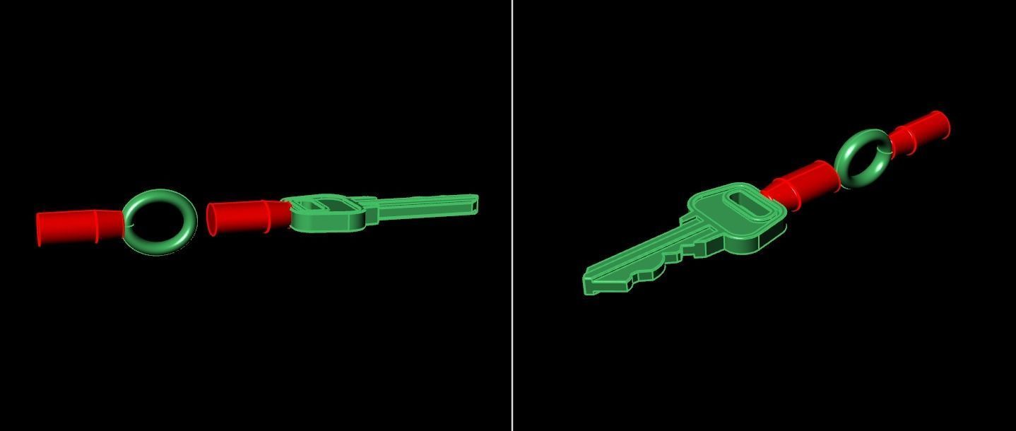 Key Pendant Style 2 3D print model_10