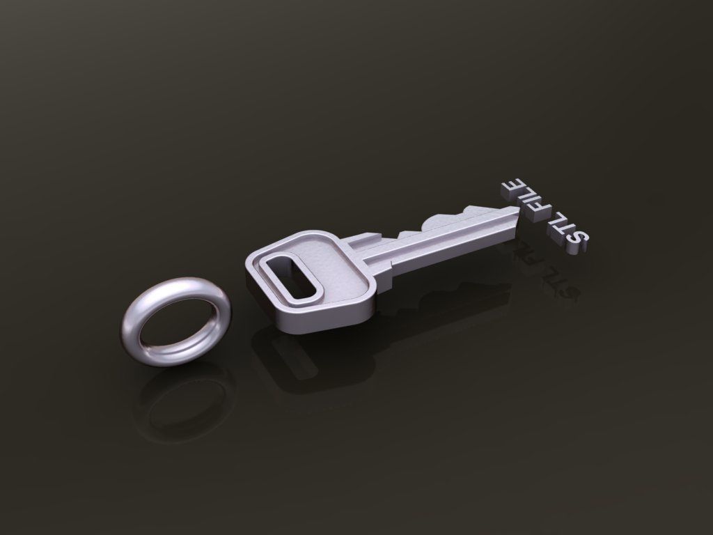Key Pendant Style 2 3D print model_5