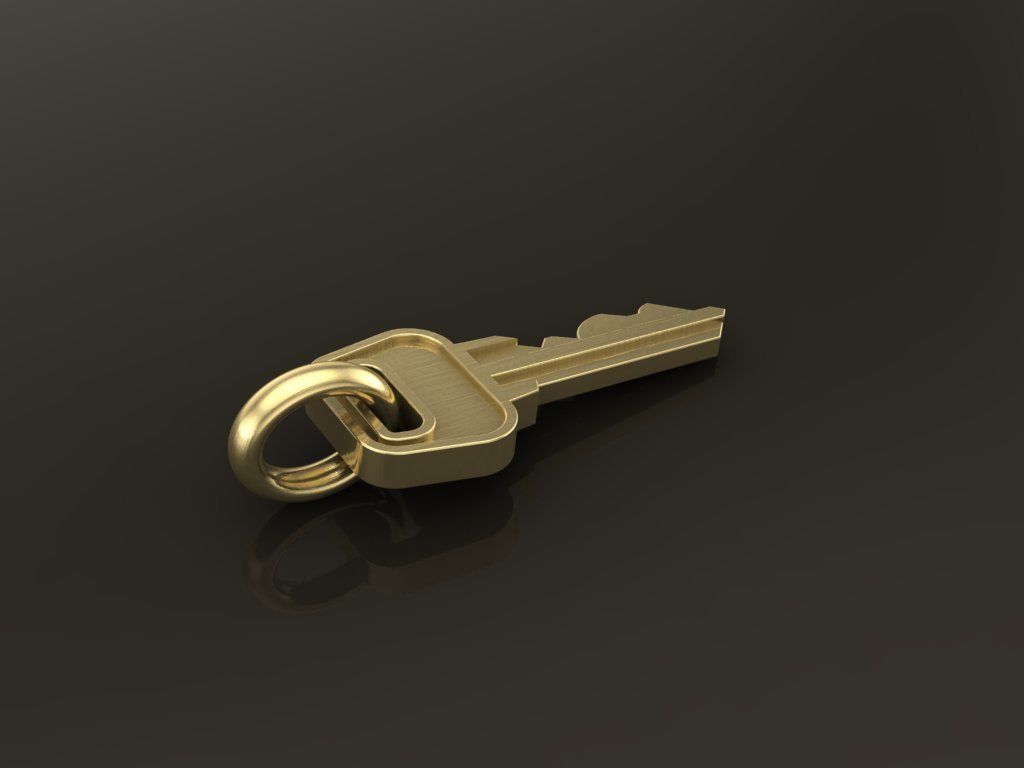 Key Pendant Style 2 3D print model_4