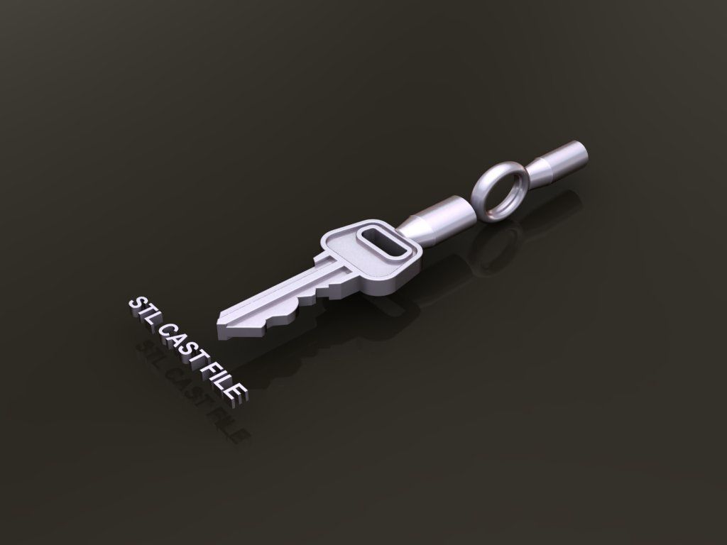 Key Pendant Style 2 3D print model_6