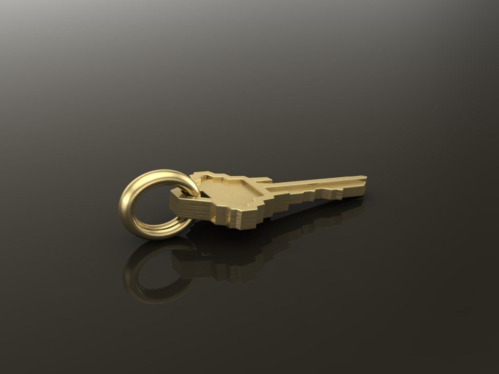 Key Pendant Style 3 3D print model_4