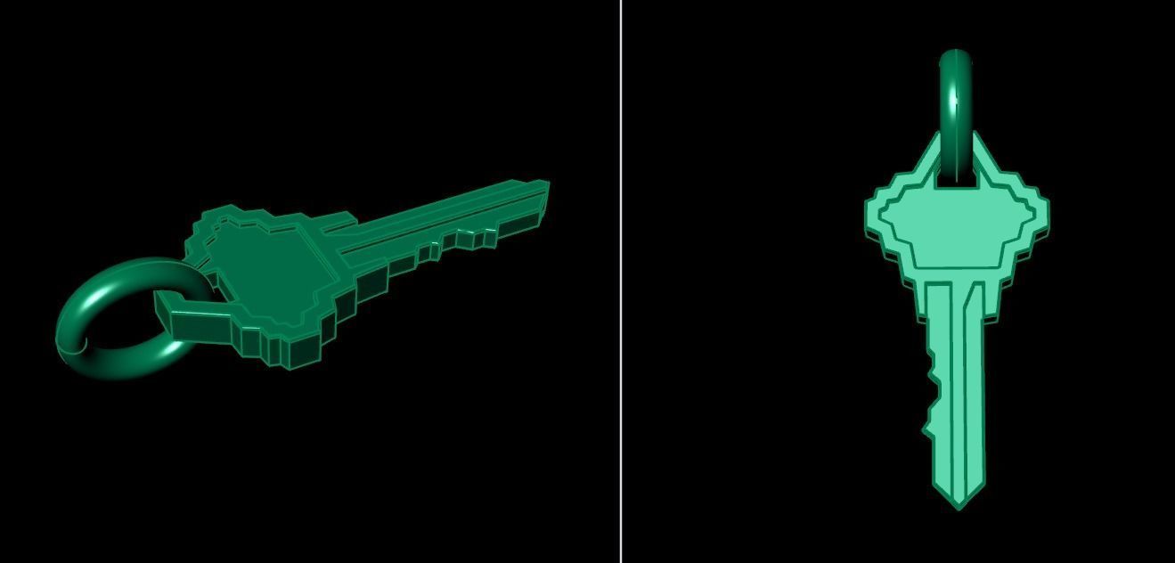 Key Pendant Style 3 3D print model_11