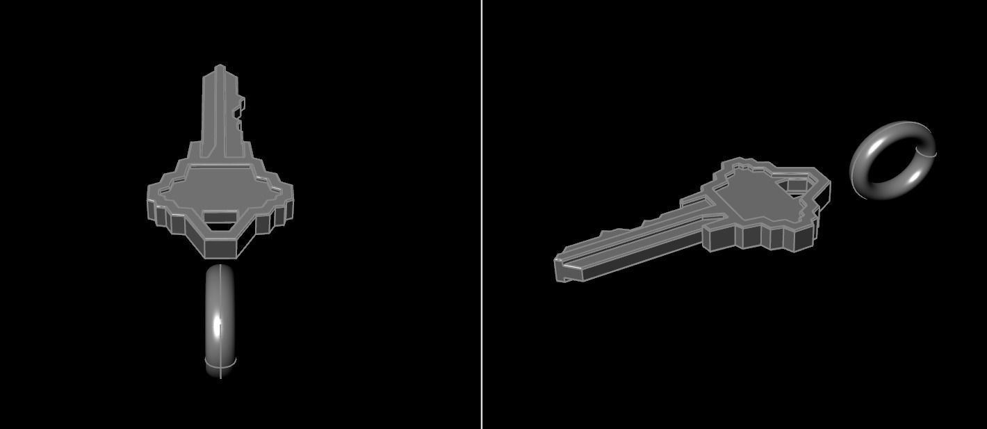 Key Pendant Style 3 3D print model_12