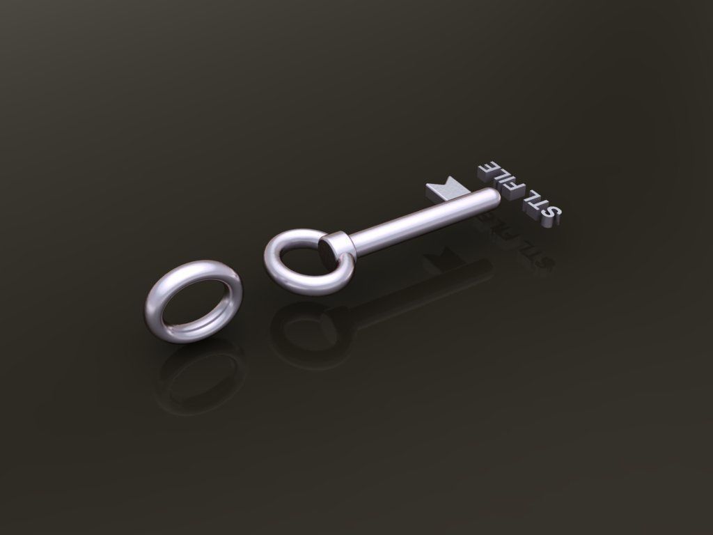 Key Pendant Style 4 3D print model_5