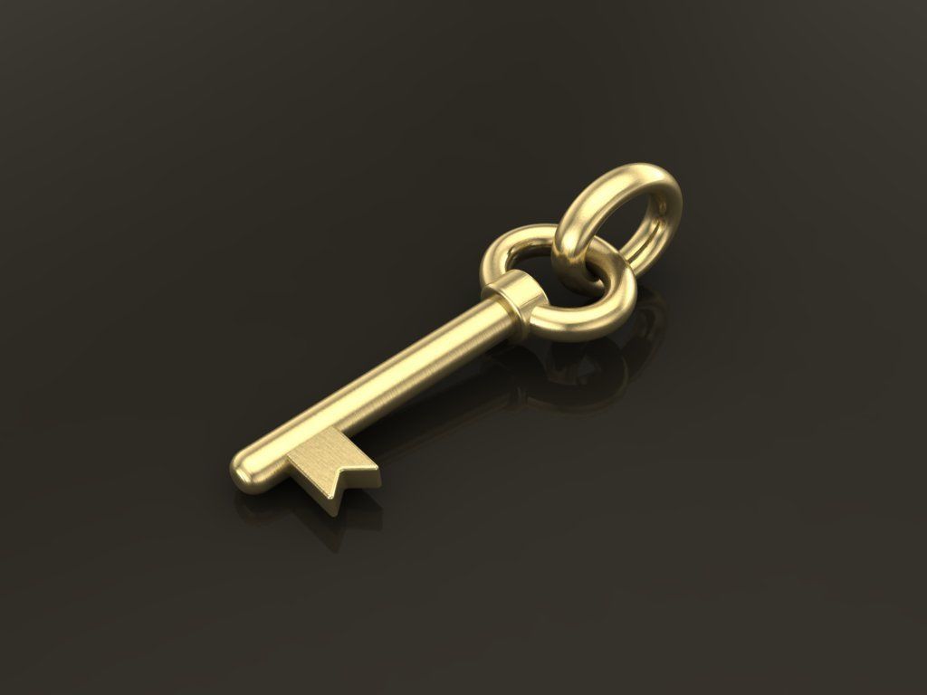 Key Pendant Style 4 3D print model_3