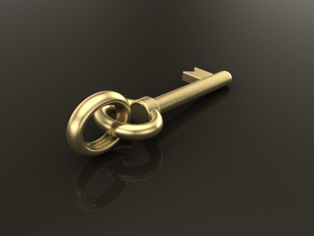 Key Pendant Style 4 3D print model_4