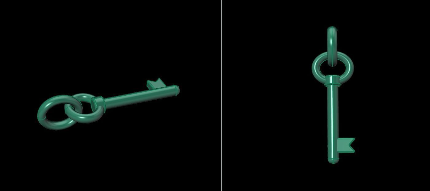 Key Pendant Style 4 3D print model_11