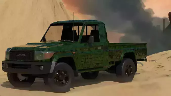 Military Cruiser Truck PBR Textures