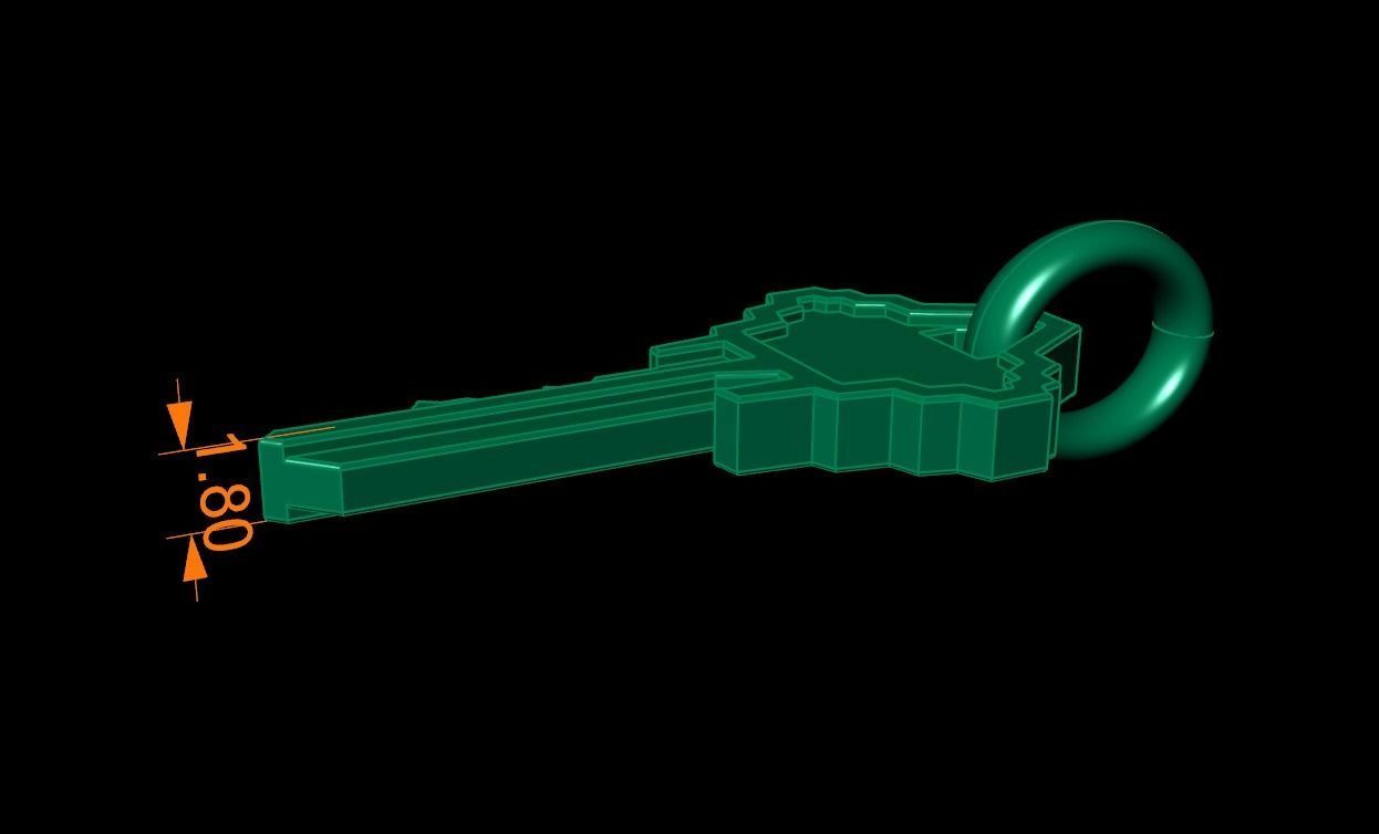 Key Pendant Mix Style 3D print model_10