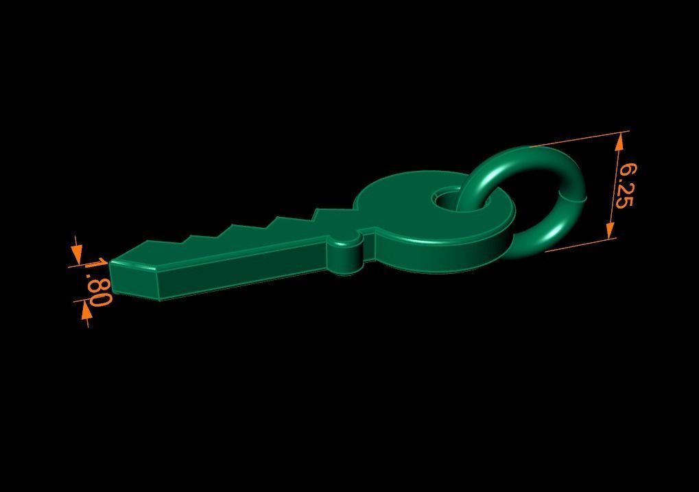 Key Pendant Mix Style 3D print model_14