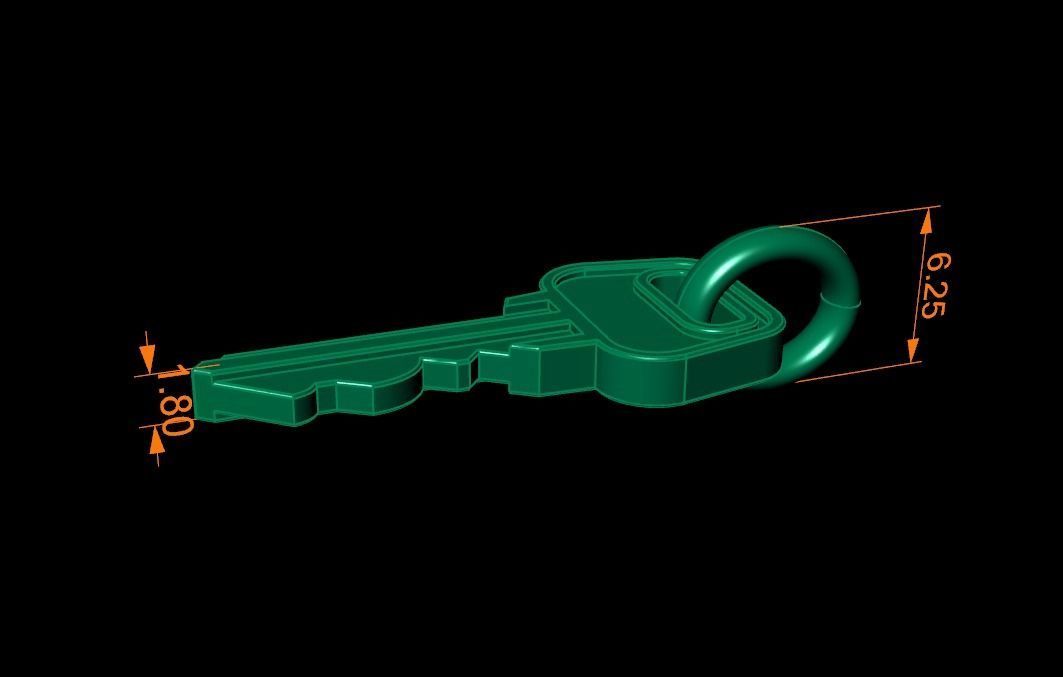 Key Pendant Mix Style 3D print model_12