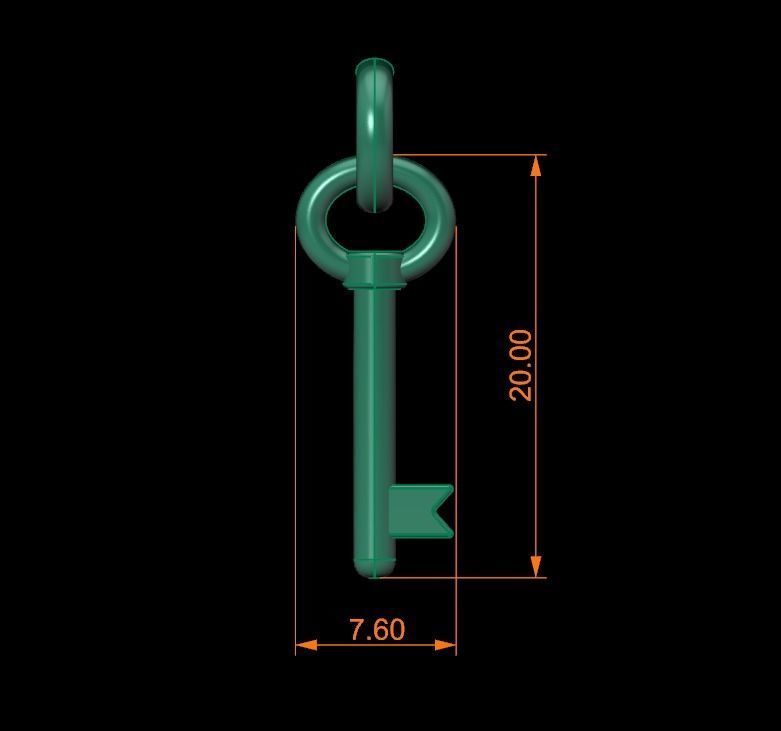 Key Pendant Mix Style 3D print model_15