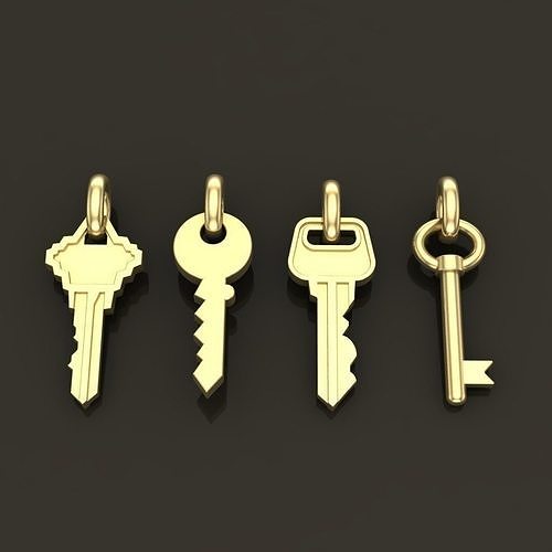 Key Pendant Mix Style 3D print model