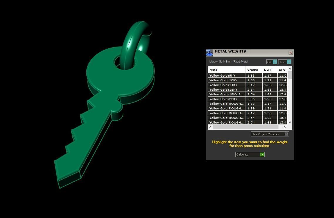 Key Pendant Mix Style 3D print model_19