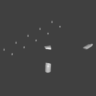 Dimetrodon Loomisi Right Arm STL 3D print model_6