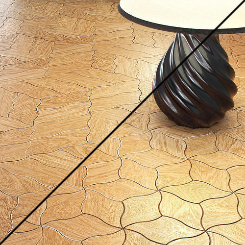 Modular parquet Lab Arte 3D model