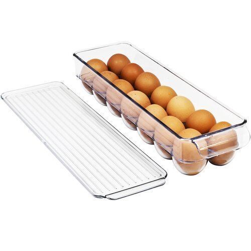 Clear Benefield Refrigerator and Freezer Organizer Bins 3D model_11