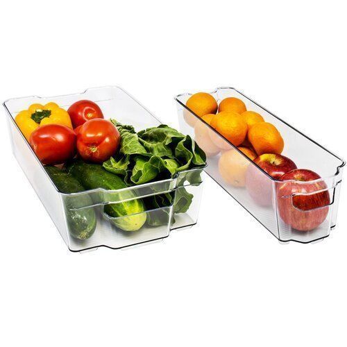 Clear Benefield Refrigerator and Freezer Organizer Bins 3D model_10