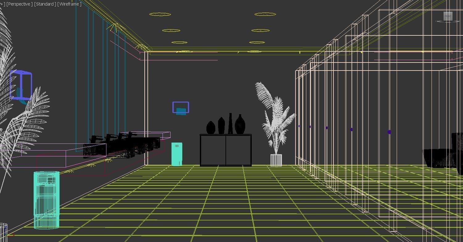 Public Restroom toilet - High Quality 3D model_2