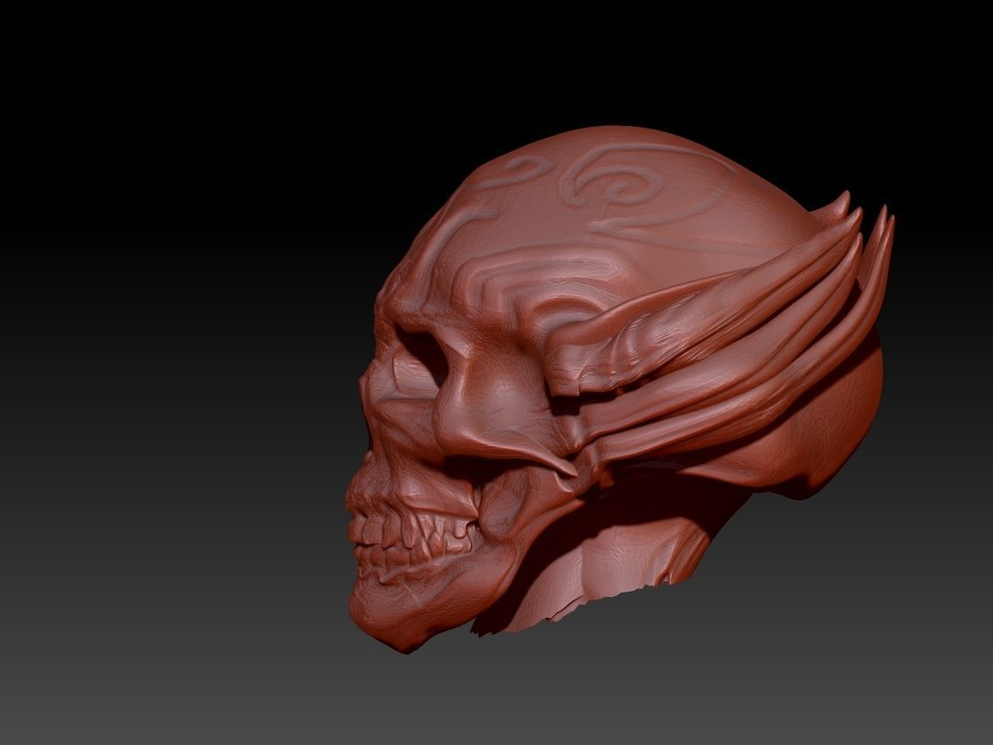 Demon Skull 3D model_1