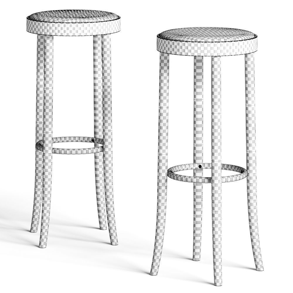 Horgenglarus Select Bar Stool 3D model_2