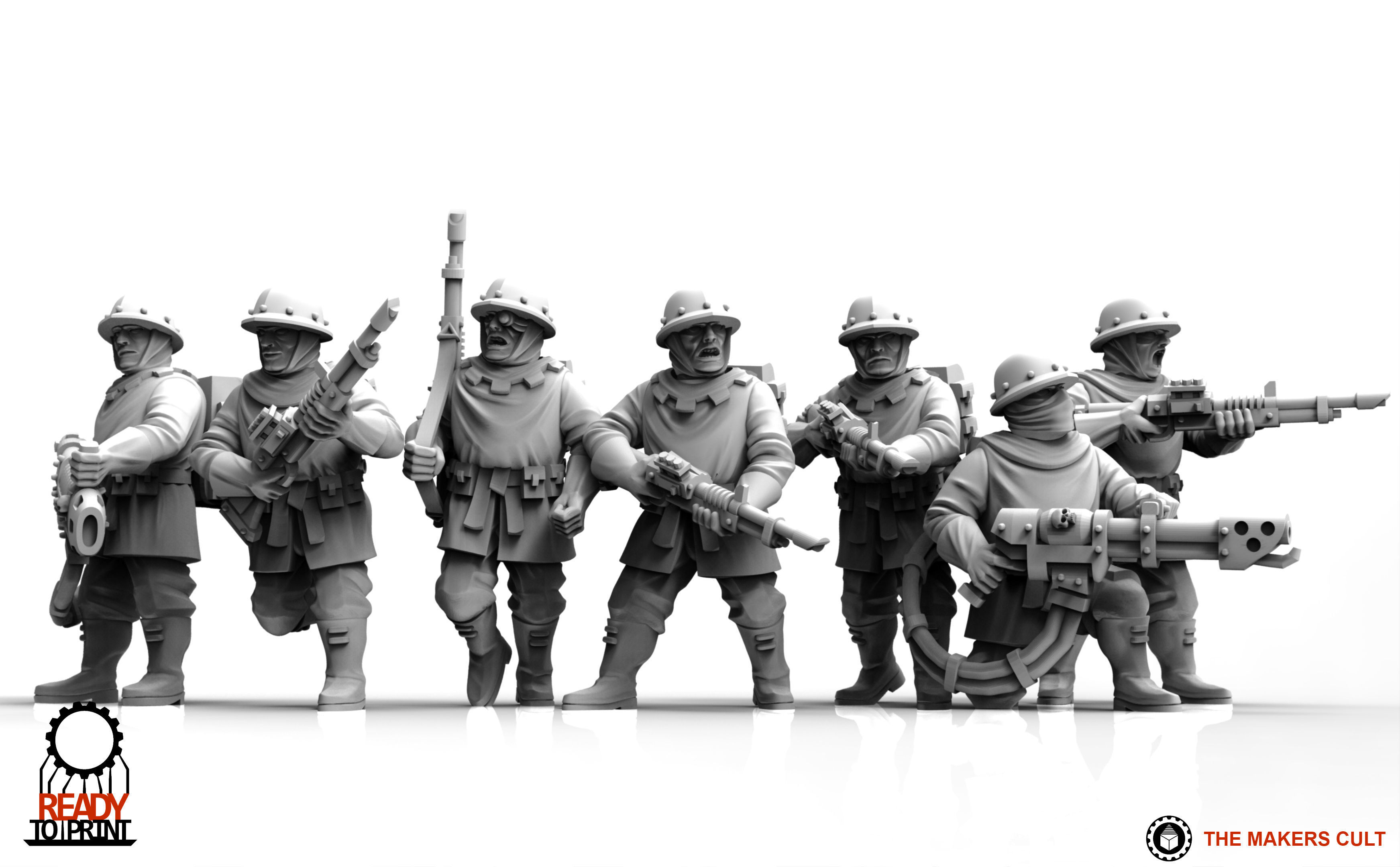 Feudal Guard - Militia 3D print model_8