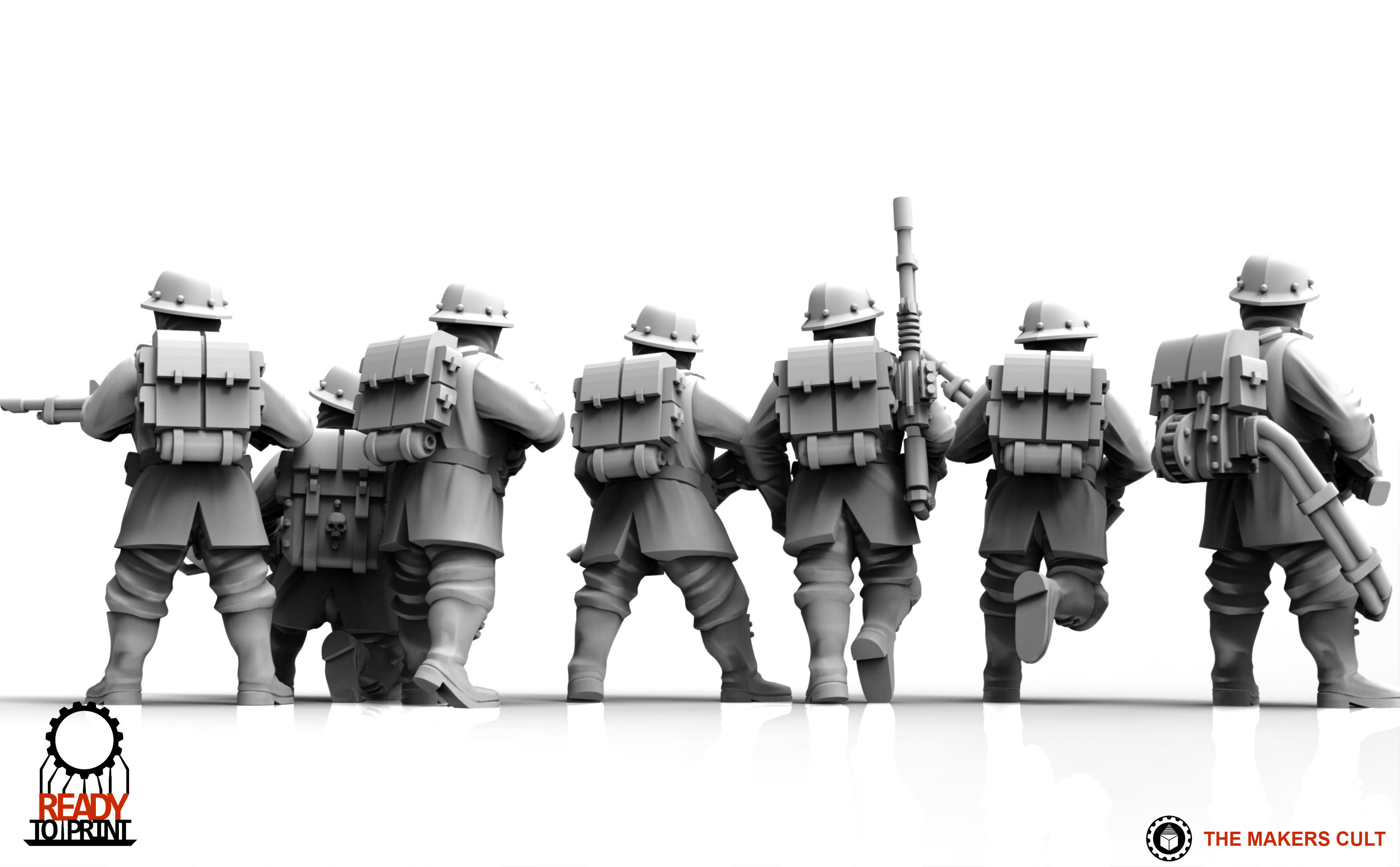 Feudal Guard - Militia 3D print model_9