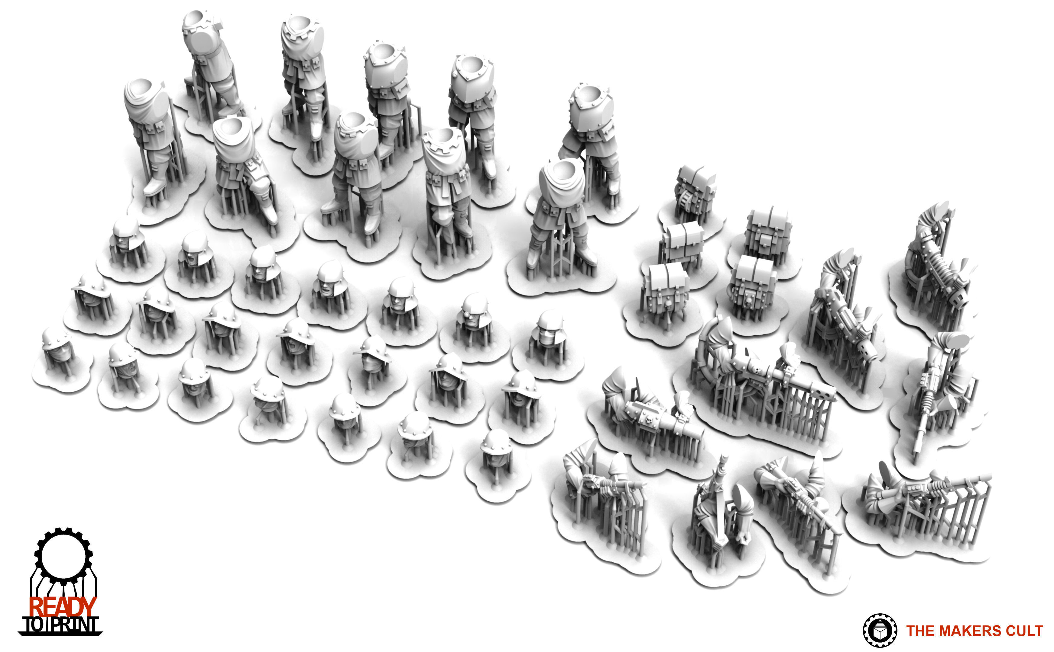 Feudal Guard - Militia 3D print model_2