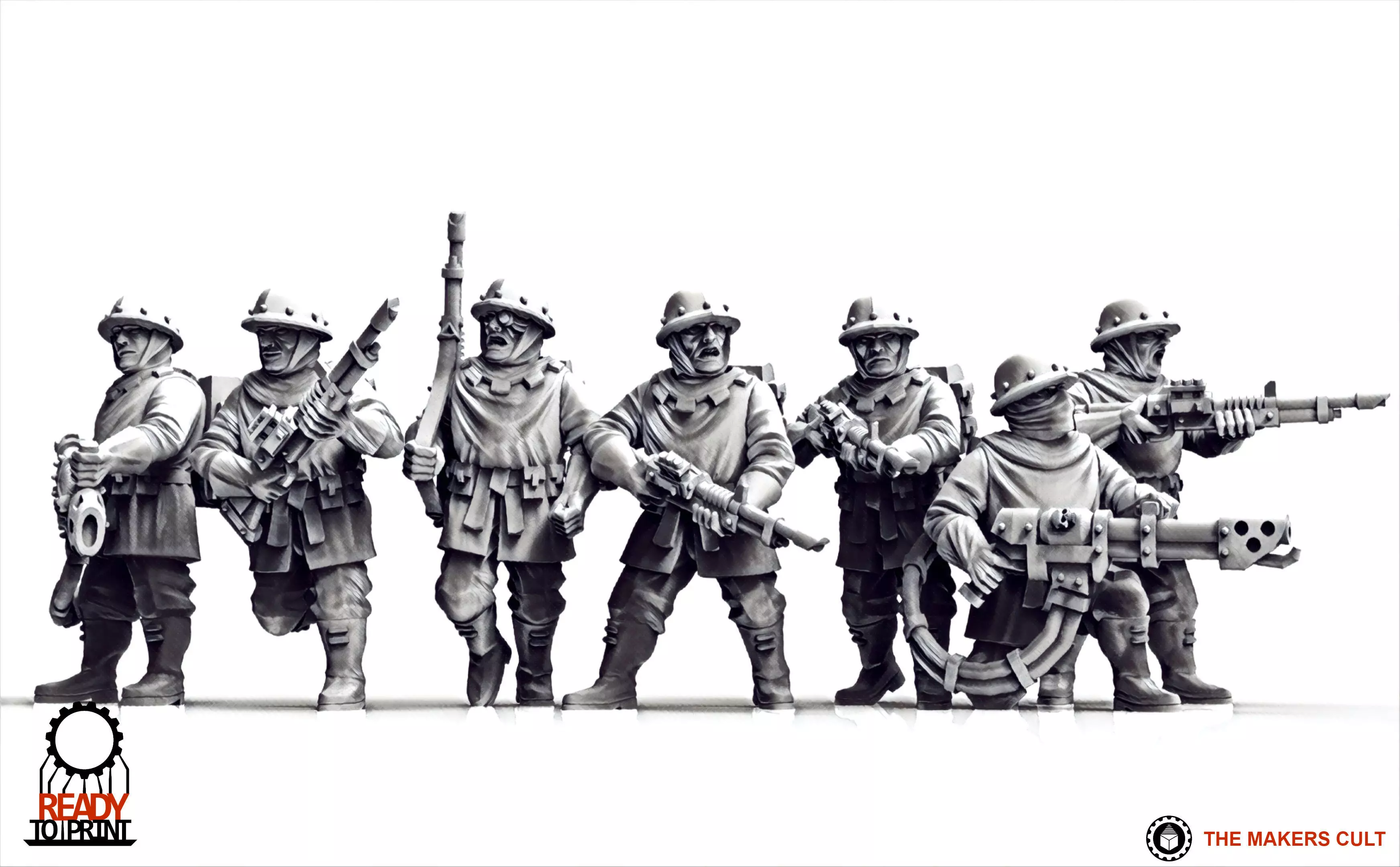 Feudal Guard - Militia 3D print model_0