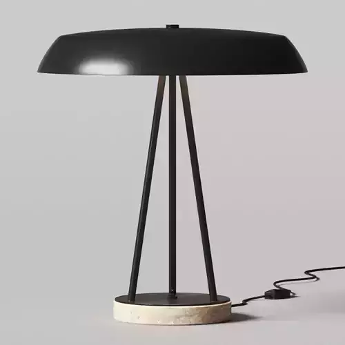 CB2 Exclusive Exposior Travertine Table Lamp