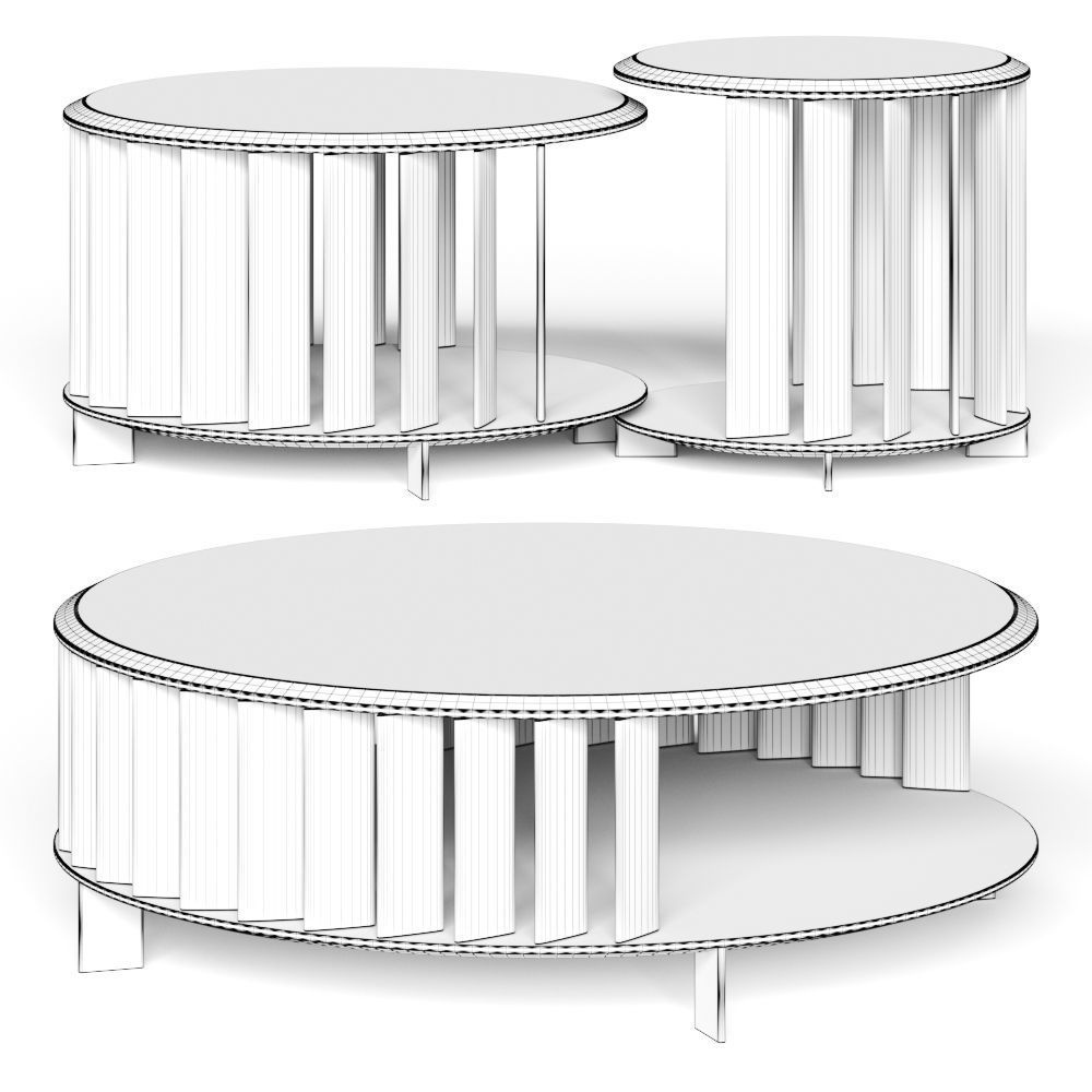Living Divani Islands Coffee Tables 3D model_2