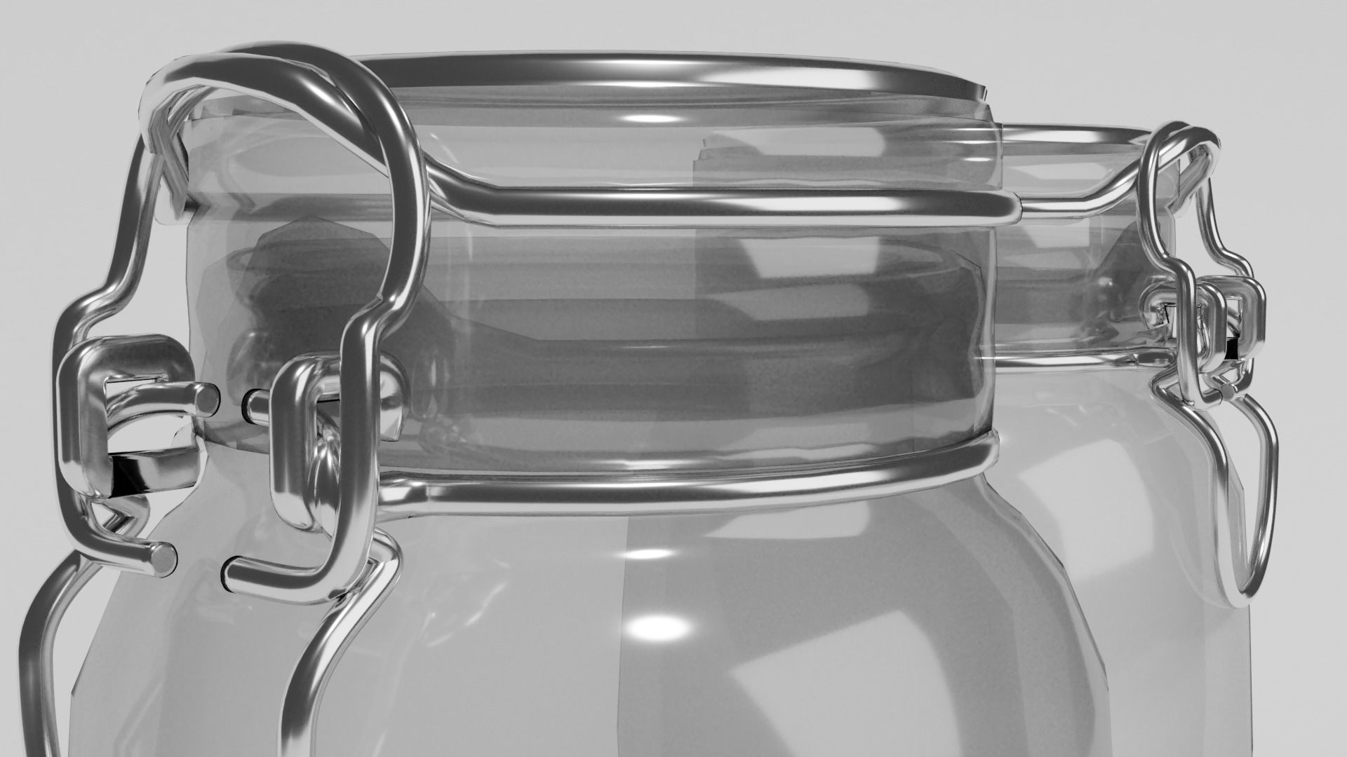 JAR 3D Model water bottle 3D model_4