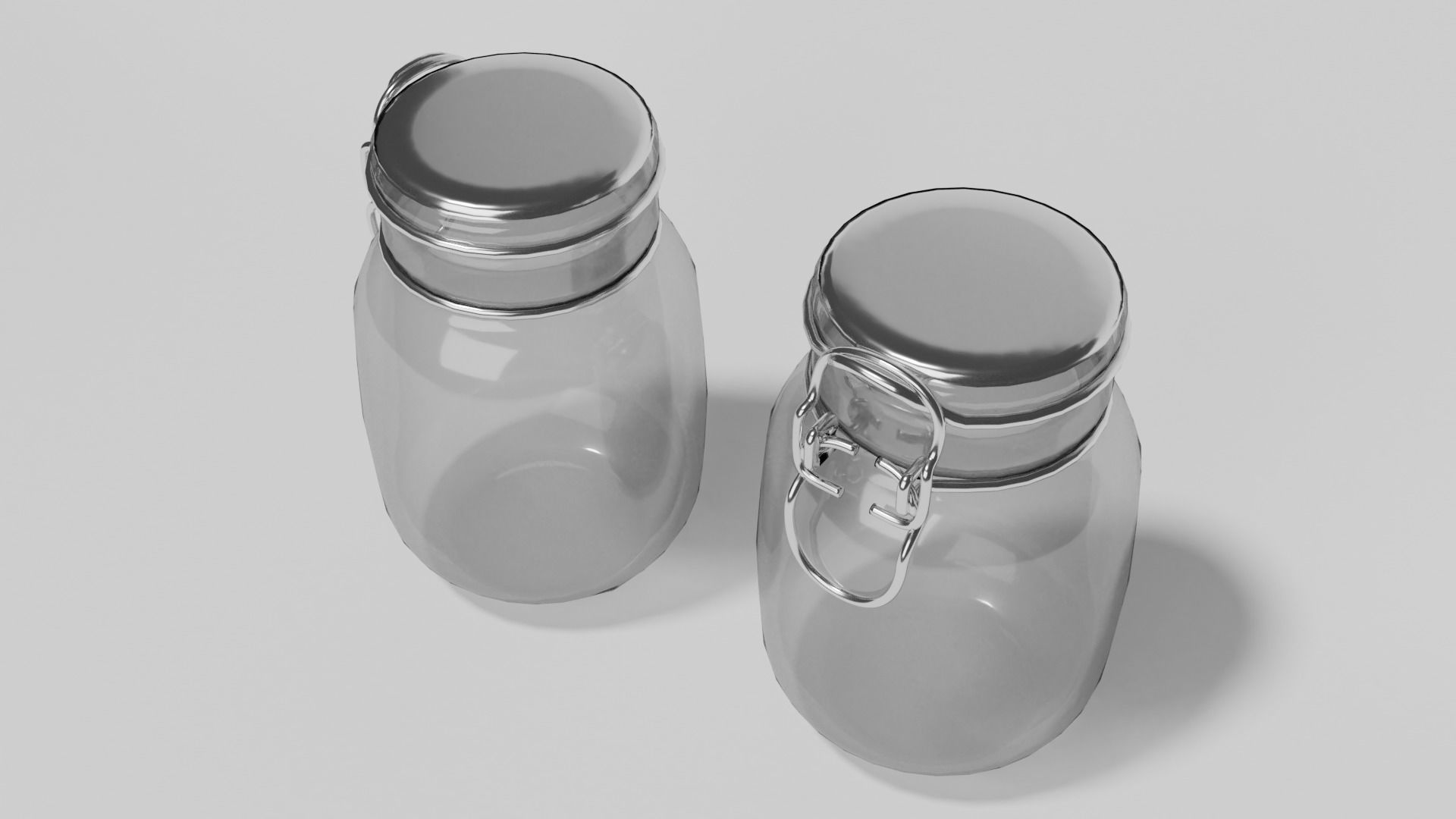 JAR 3D Model water bottle 3D model_2
