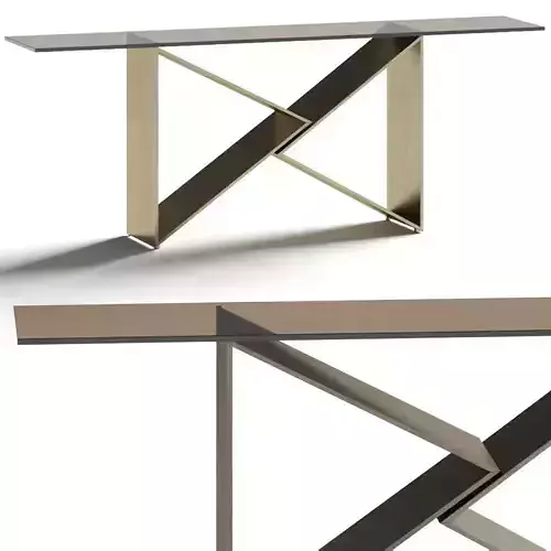 Barel Quartz Console Table