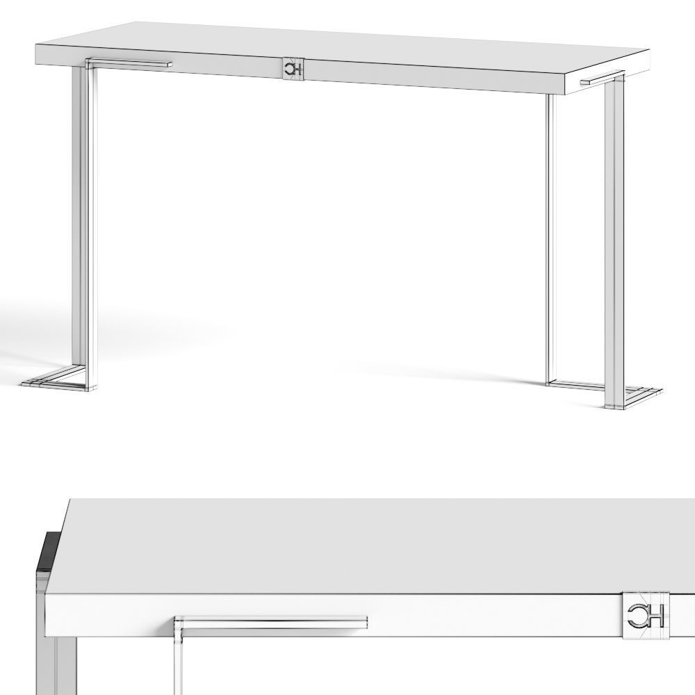 Carpanese Home 7983 Console Table 3D model_1