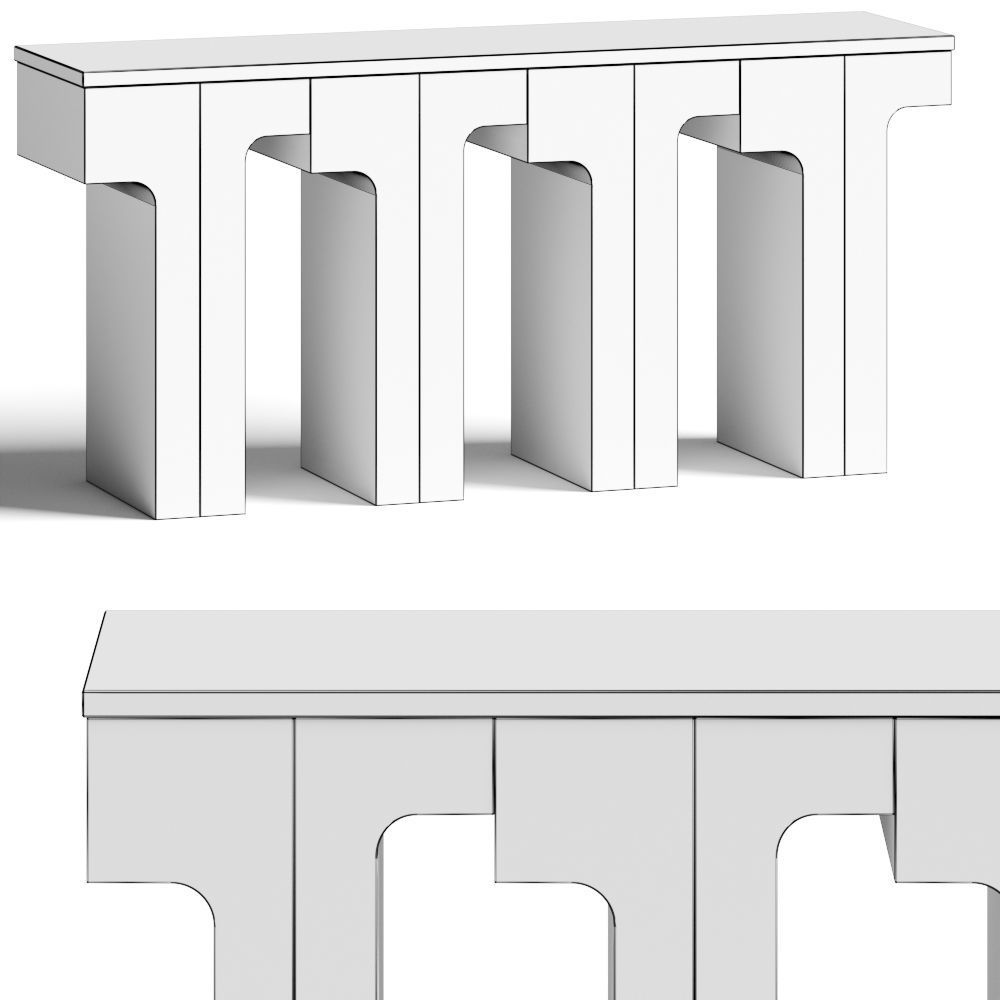 Jose Leite De Castro Domoos Console Table 3D model_1