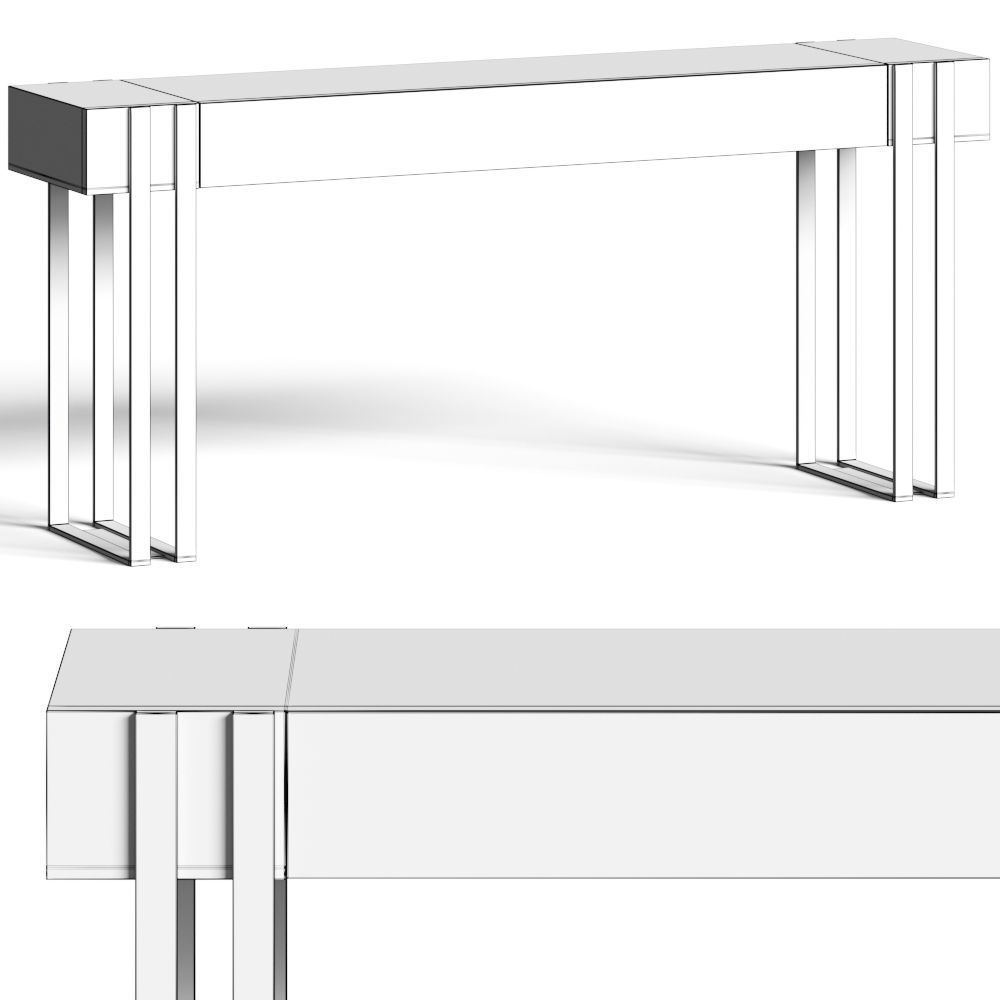 Gansk Pandora Console Table 3D model_1
