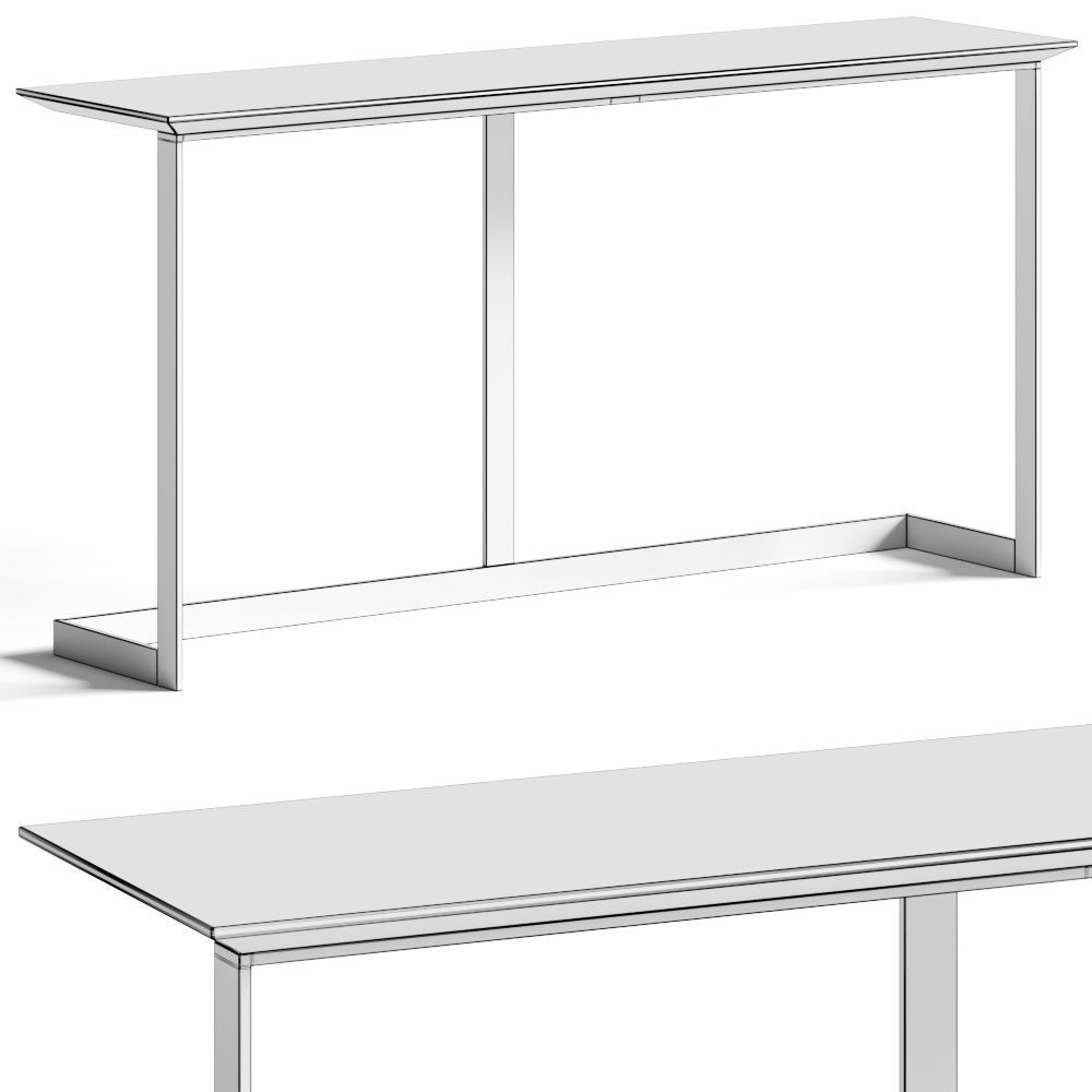 Hupper Edward Console Table 3D model_1