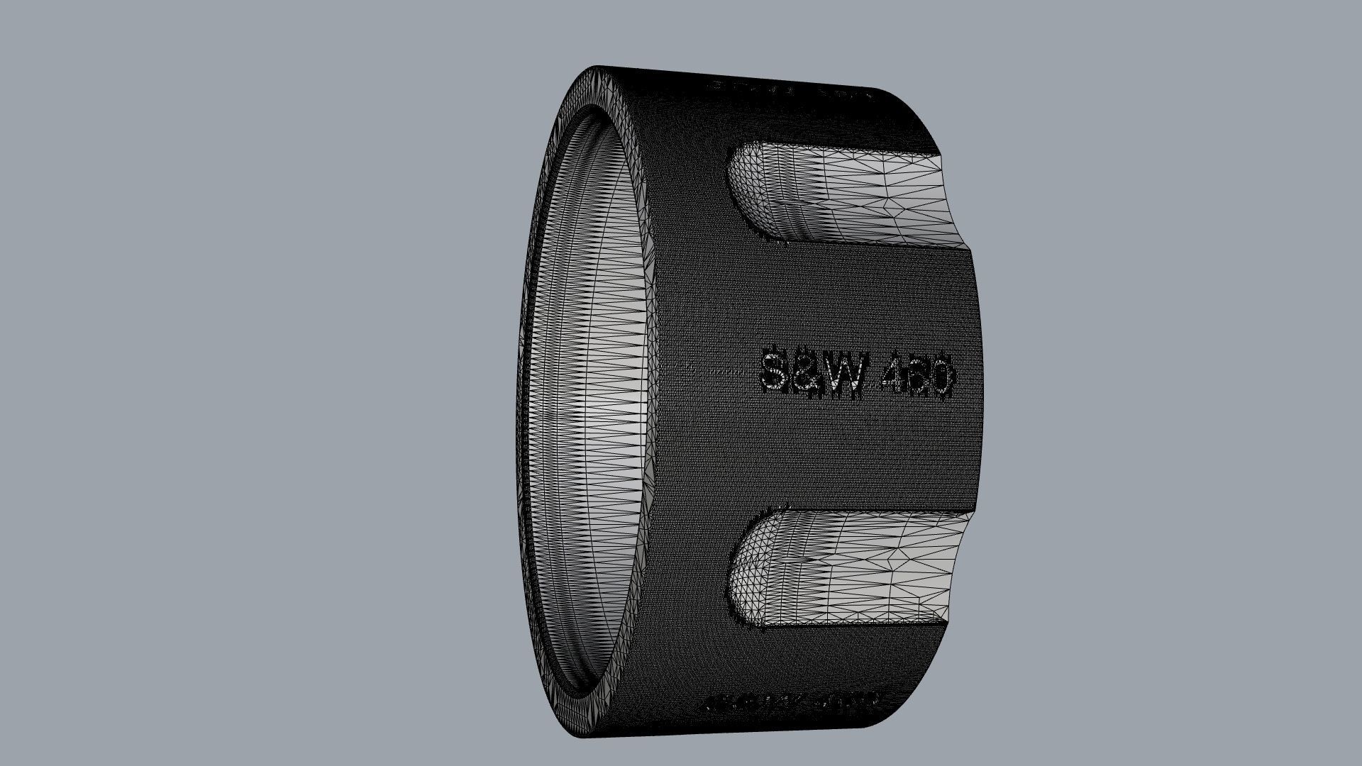 Ring Revolver  3D print model_9