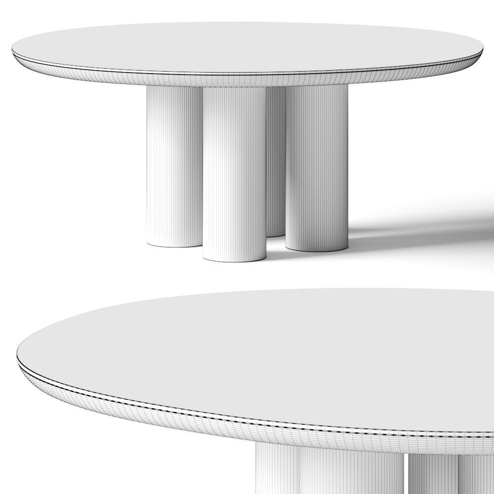 Piet Boon Olle Dining Table 3D model_1
