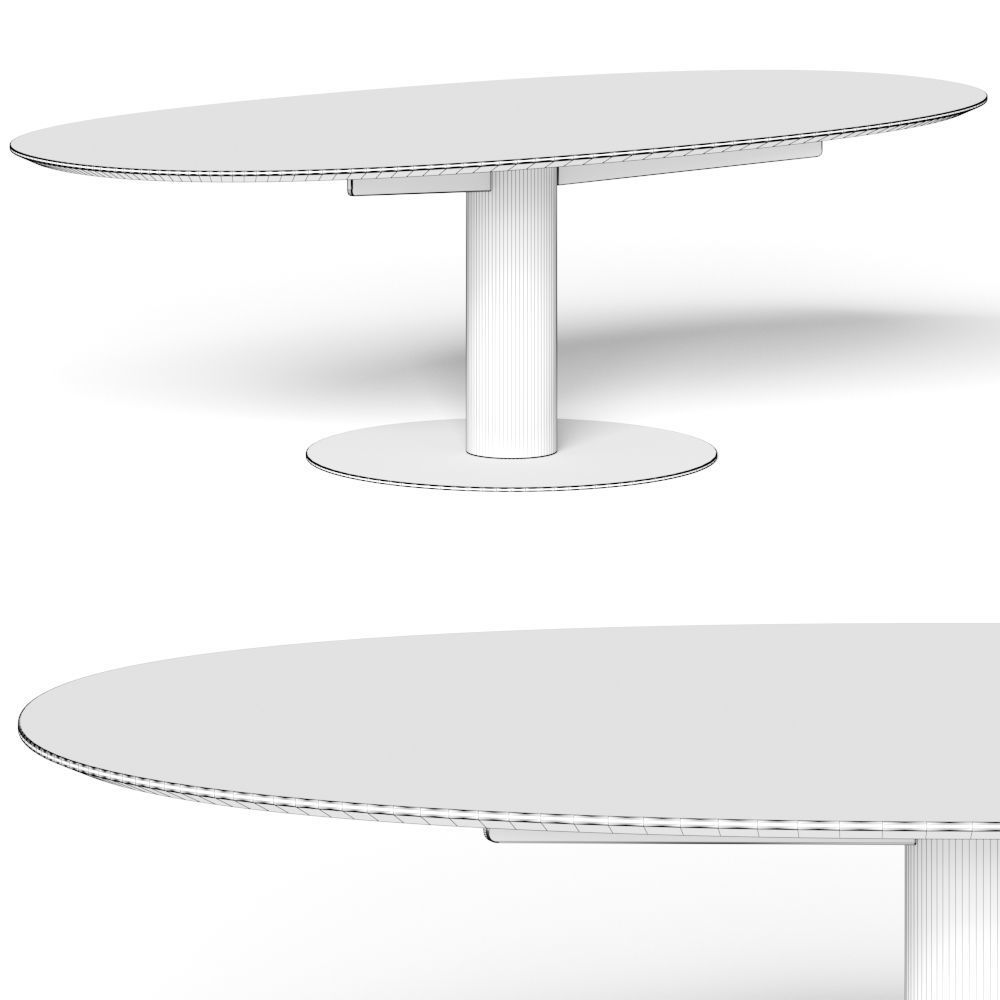 Minotti Bellagio Dining Table 3D model_1