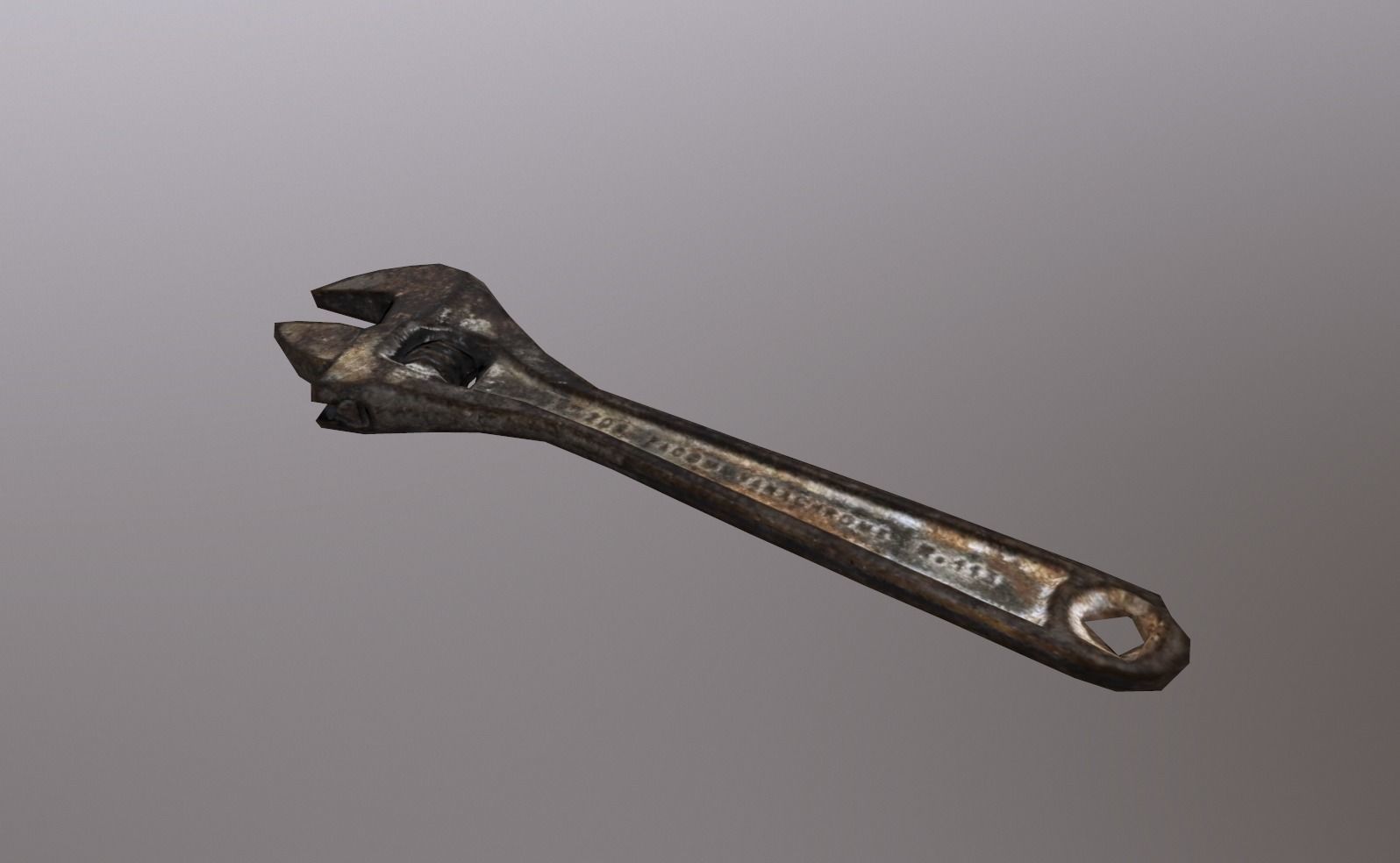tools hammer wrench clamp Low-poly 3D model_3