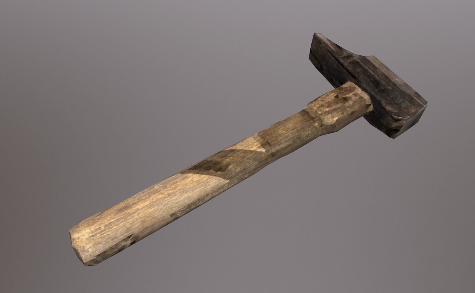 tools hammer wrench clamp Low-poly 3D model_5