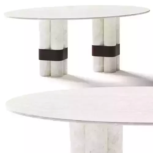 Dovain Studio Axis Dining Table 3D model
