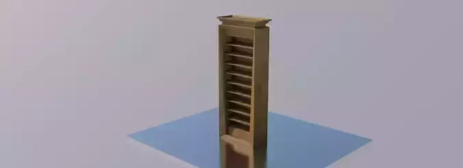 YAZITLIK wooden bookcase