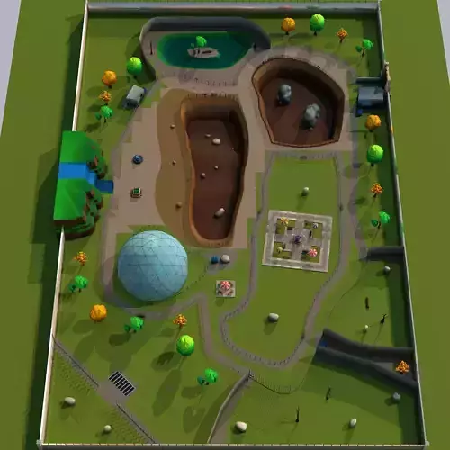 Toon 3D Zoo