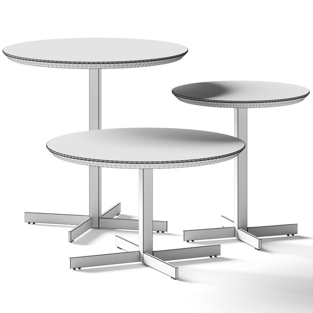 Xam Xo Brass Coffee Tables 3D model_1