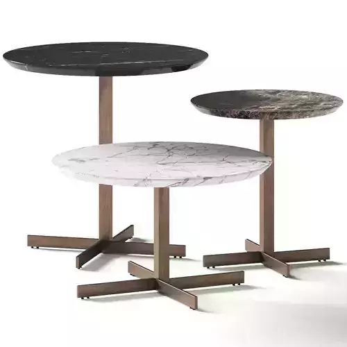 Xam Xo Brass Coffee Tables 3D model