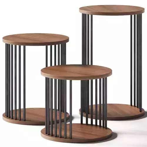 Tuna Ofis Corinth Coffee Tables 3D model